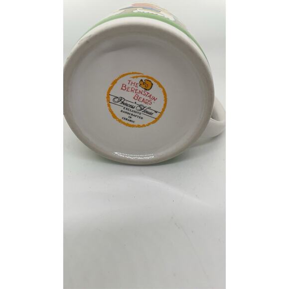 1987 Princess House The Berenstain Bears Mug Cup Picnic Ice Cream Soda Milk Soup - Picture 6 of 6